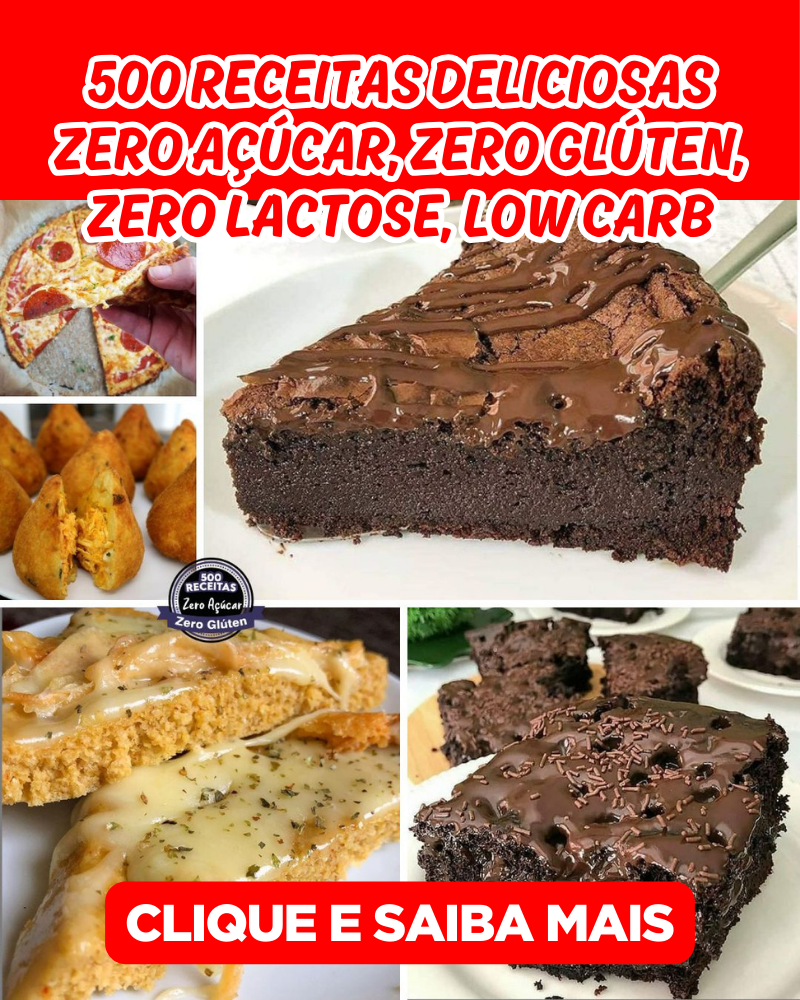 Receitas zero açúcar